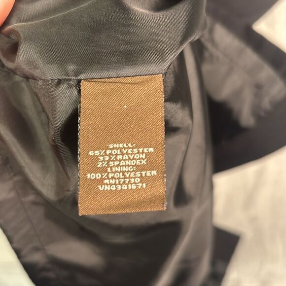 Merino Black Sleeveless Striped Fully Lined Midi Dress Size 22W - Picture 9 of 12